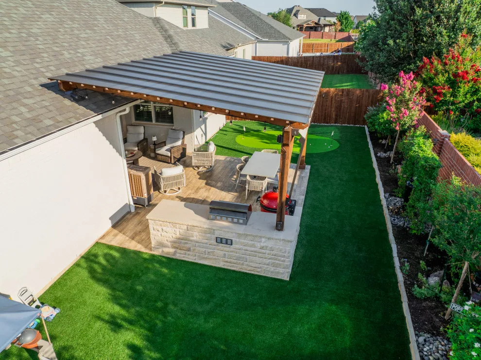 Leafgren Project - Total Backyard Transformation by Panther City Arbor & Patio - Photo 5