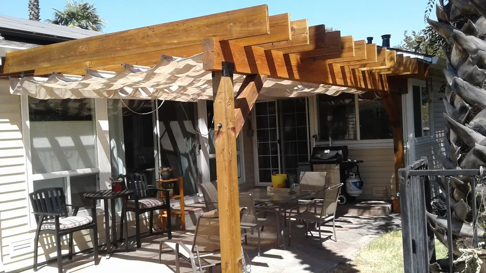 Livermore pool cabana and patio by Diamond K Woodworks LLC - Photo 3