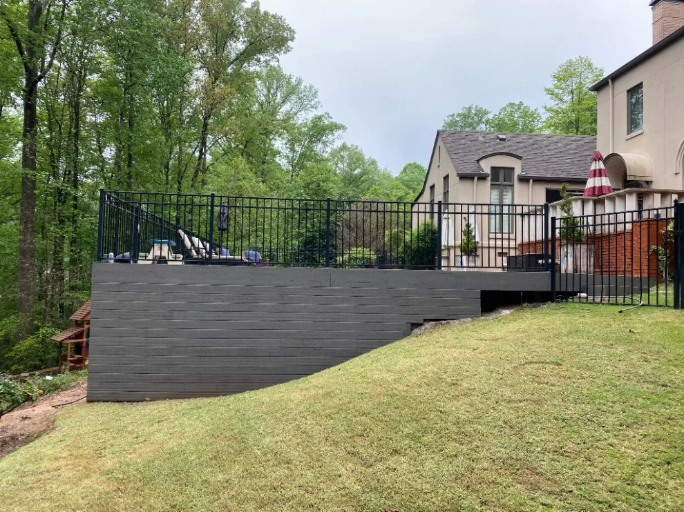 Poolside Deck Expansion with Minimal Upkeep in Mountain Brook AL by Archadeck Of Birmingham - Photo 3