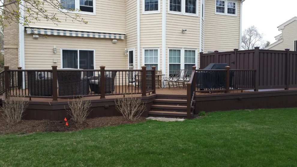 Minimal Upkeep Trex Transcend Deck with Privacy Barrier by Miles Bradley Building And Remodeling - Photo 5