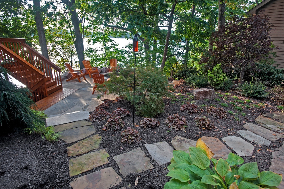 Lakeside slopes in Valparaiso, Indiana by Smalls Landscaping - Photo 7