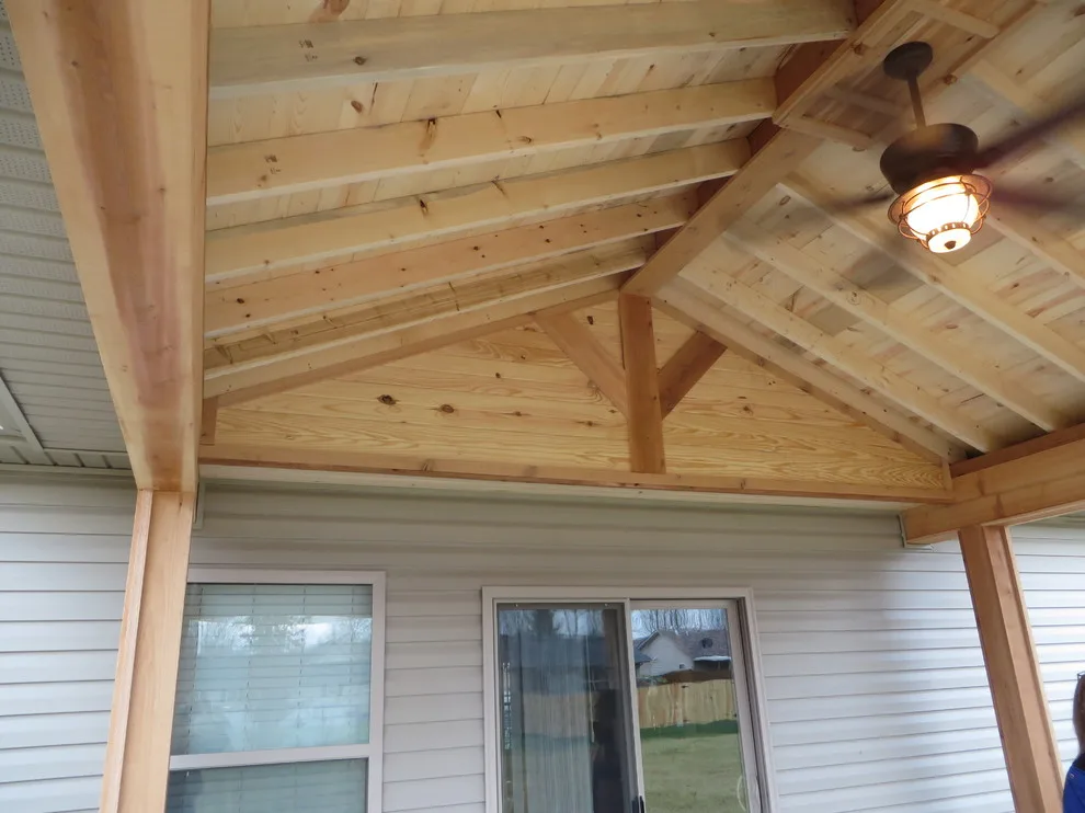 Indiana Covered Patio in Memphis by Weddington Construction - Photo 5