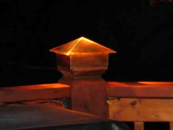 Miller - Low Voltage Lighted Post Caps for Deck Lighting by Moonlight Decks LLC - Photo 11