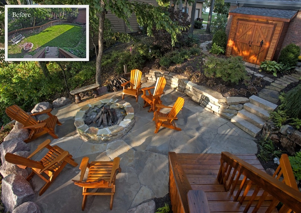 Lakeside slopes in Valparaiso, Indiana by Smalls Landscaping - Photo 2