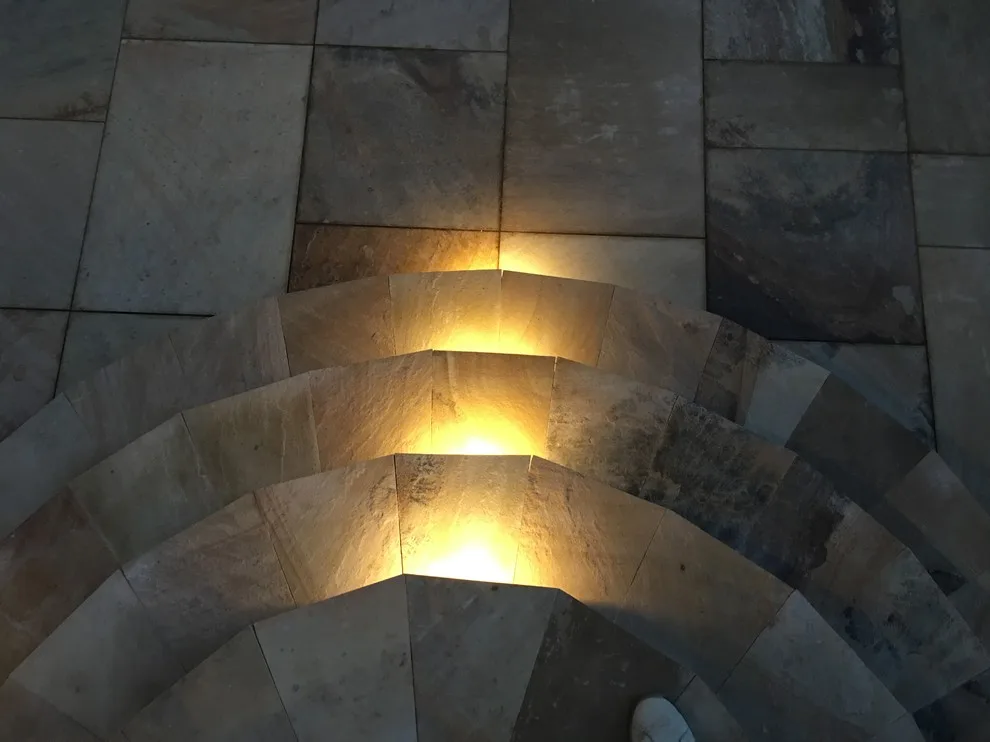 Missouri Patios with Fire Pit, Integrated Steps, and Outdoor Lighting by Kansas City Hardscapes - Photo 4