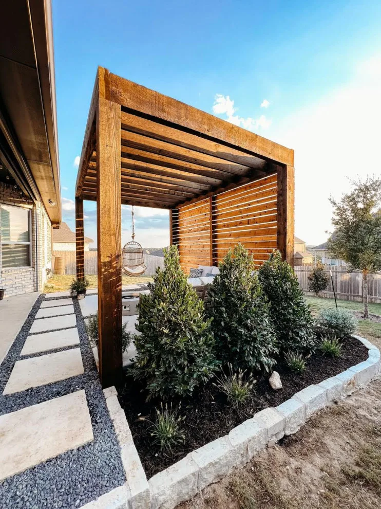 Contemporary Pergola by Georgetown Fence & Deck - Photo 4