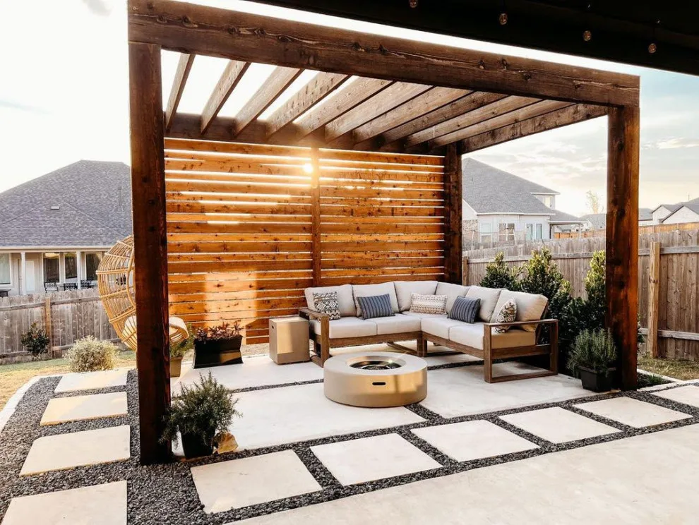 Contemporary Pergola by Georgetown Fence & Deck - Photo 3