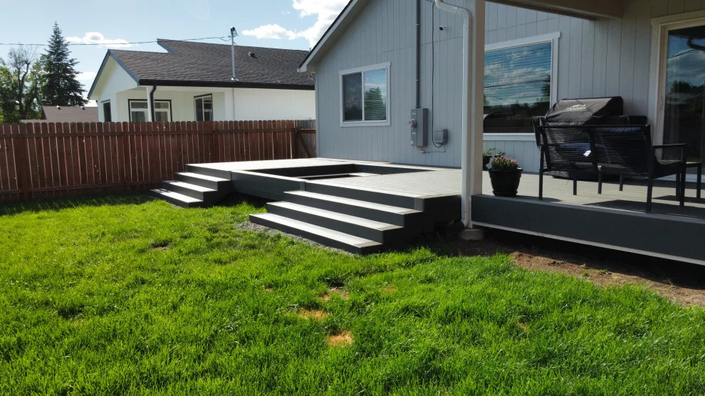 Elevated Backyard Deck and Stairs by ModernBuilds, LLC - Photo 2