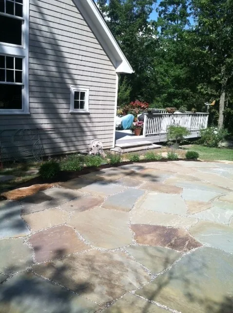 Water Feature Mosaic Patio by Landmark Horticultural Management - Photo 5