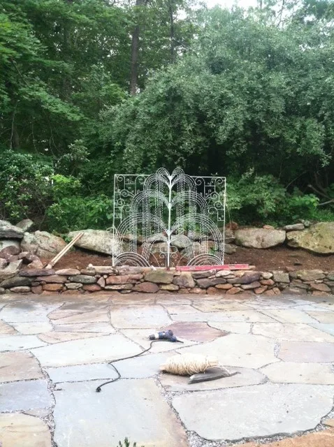 Water Feature Mosaic Patio by Landmark Horticultural Management - Photo 2