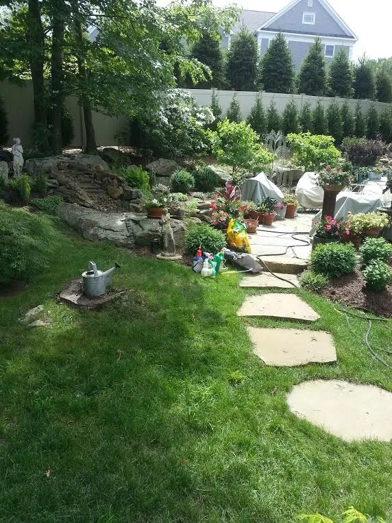 Water Feature Mosaic Patio by Landmark Horticultural Management - Photo 8