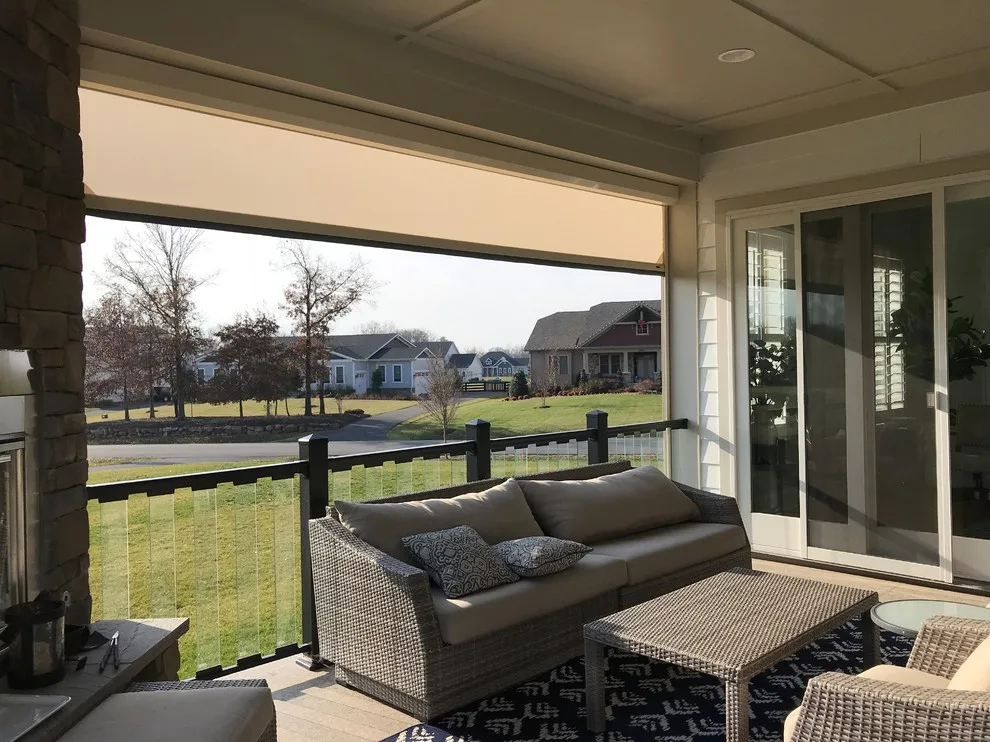 Motorized Privacy Panels for Surface Mounting by Tri-State Retractable Screens - Photo 8