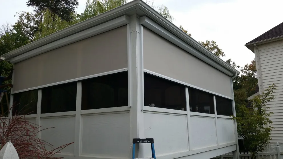 Motorized Privacy Panels for Surface Mounting by Tri-State Retractable Screens - Photo 9