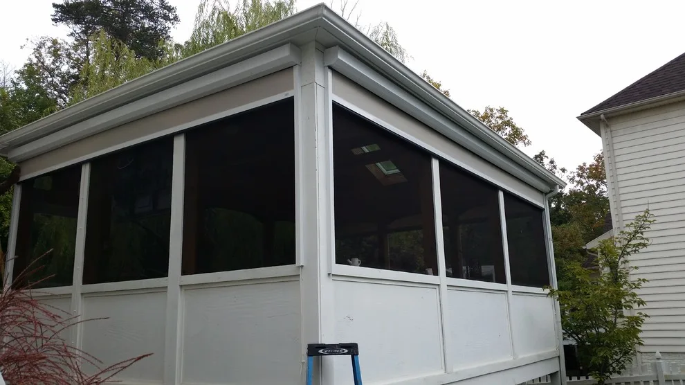 Motorized Privacy Panels for Surface Mounting by Tri-State Retractable Screens - Photo 5