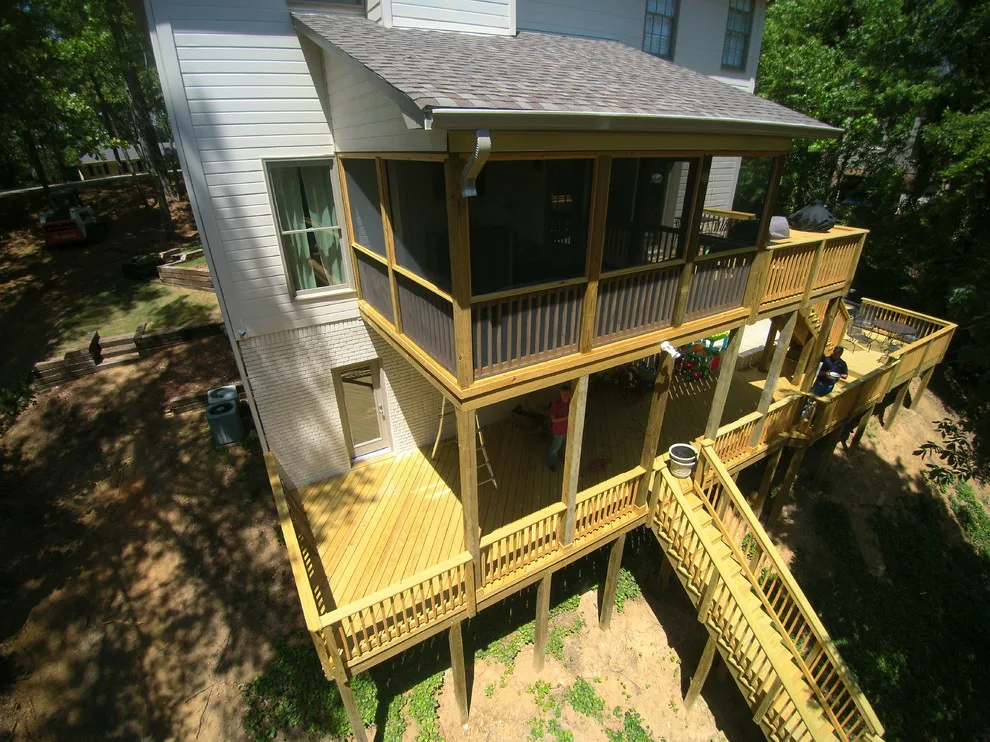 Mountain Brook, AL, Doubledecker and Eze Breeze Porch Extension by Archadeck Of Birmingham - Photo 4
