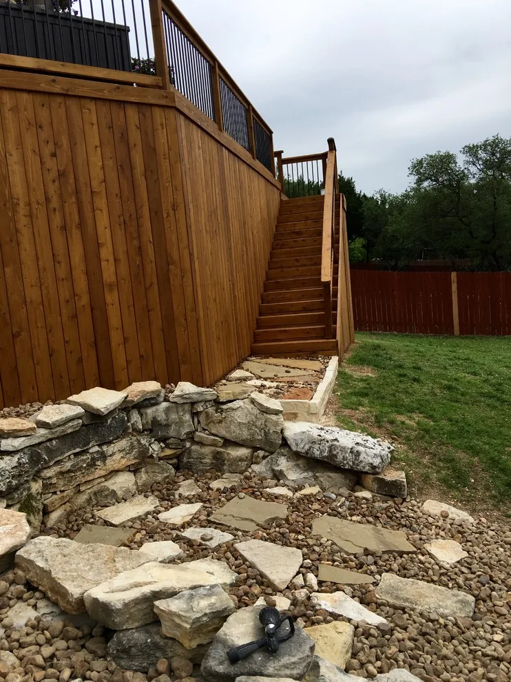 Tiered Cedar Deck with Hidden Storage by Diamond Decks - Photo 7