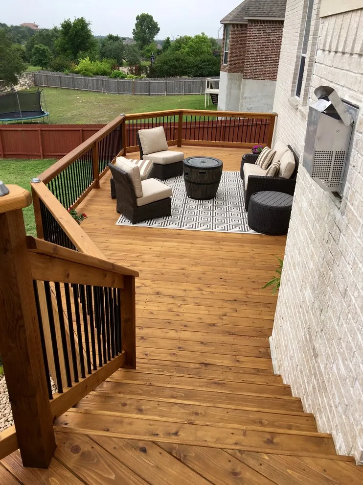 Tiered Cedar Deck with Hidden Storage by Diamond Decks - Photo 2