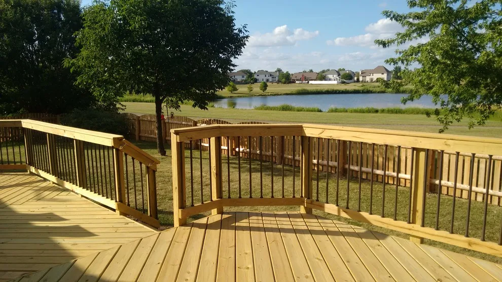 Tiered Wooden Deck in Plainfield, IL by Archadeck Of Chicagoland - Photo 5