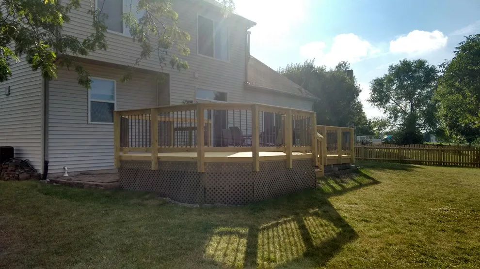 Tiered Wooden Deck in Plainfield, IL by Archadeck Of Chicagoland - Photo 9