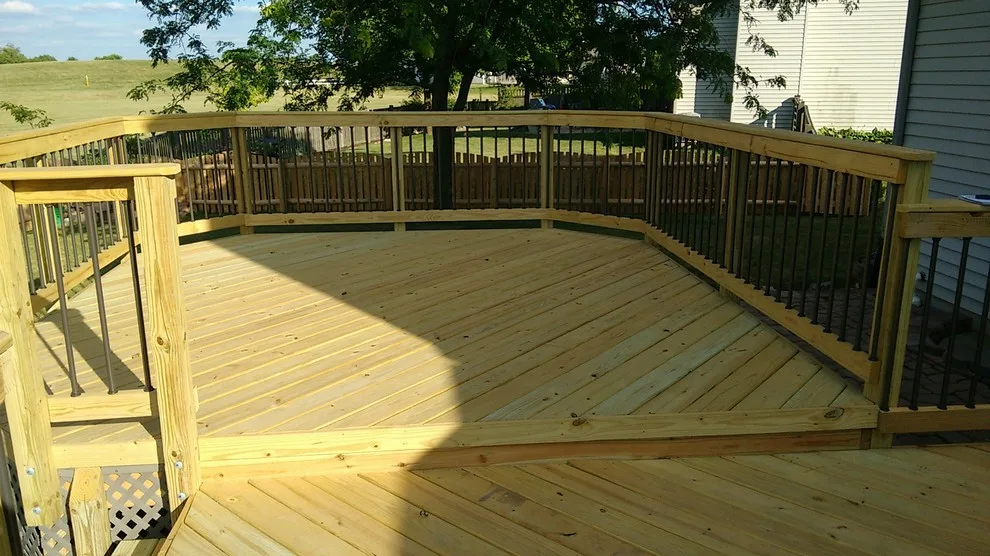 Tiered Wooden Deck in Plainfield, IL by Archadeck Of Chicagoland - Photo 2