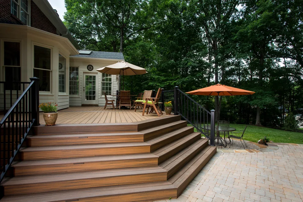 Backyard Patio with Multiple Seating Options by The Stone Man - Photo 3