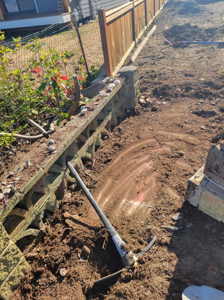 “Drain & Catch bases instead. Sprinkler system installed.2 by Mendoza Landscaping LLC - Photo 8