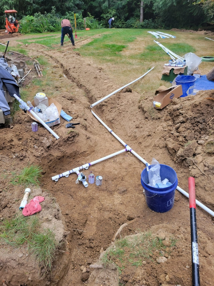 “Drain & Catch bases instead. Sprinkler system installed.2 by Mendoza Landscaping LLC - Photo 11