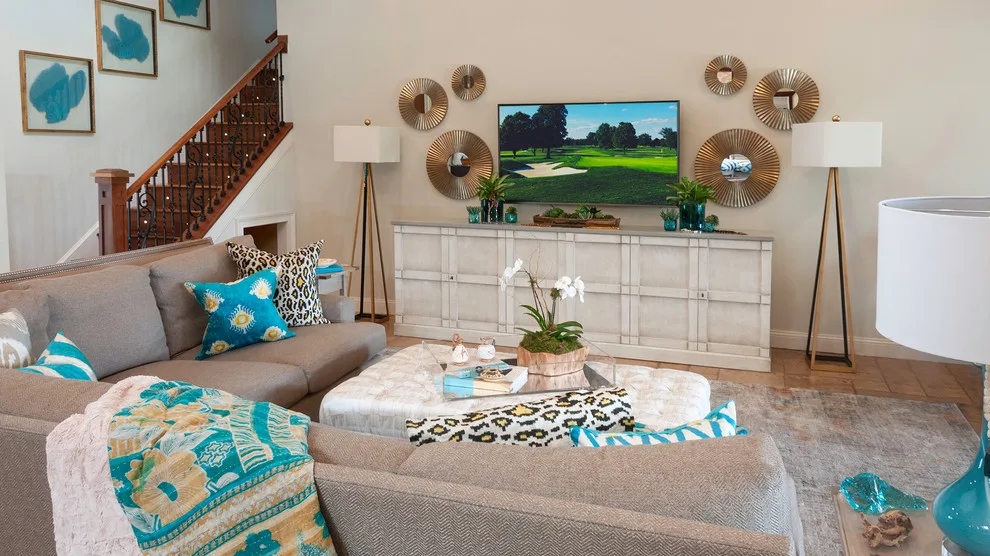 Aqua & Beige Bohemian by Mineral City - Photo 3