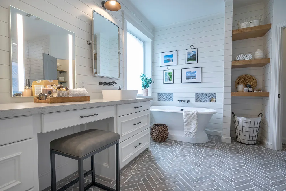 Tuscan Lakes Master Bathroom Renovation by Jennifer Kizzee Design - Photo 2