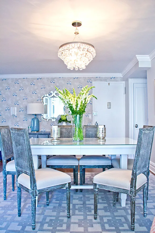 Transitional Dining Space in the Upper East Side by DLT Interiors-Debbie Travin - Photo 6
