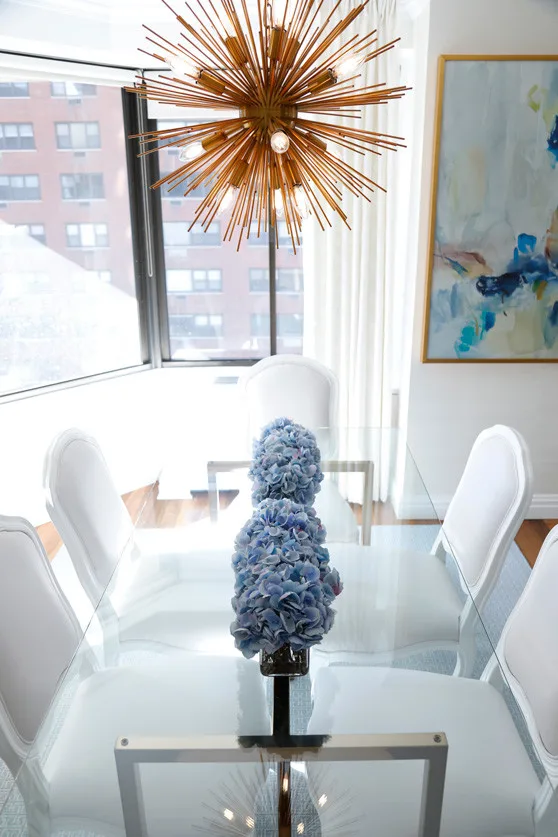 Transitional Dining Space in the Upper East Side by DLT Interiors-Debbie Travin - Photo 4