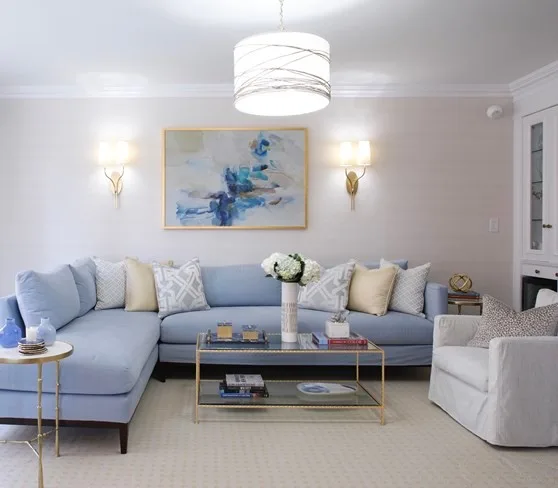 Transitional Living Room in the Upper East Side by DLT Interiors-Debbie Travin - Photo 2
