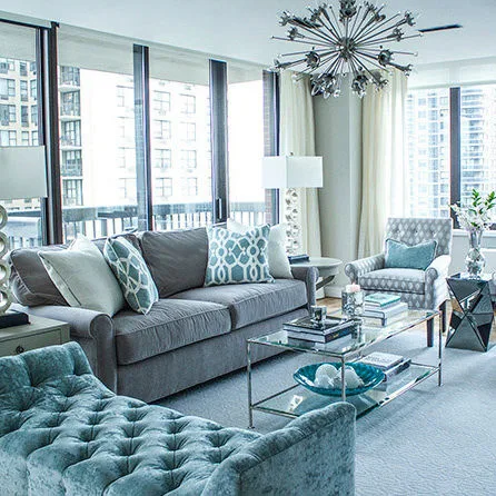 Transitional Living Room in the Upper East Side by DLT Interiors-Debbie Travin - Photo 7