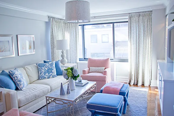 Transitional Living Room in the Upper East Side by DLT Interiors-Debbie Travin - Photo 6