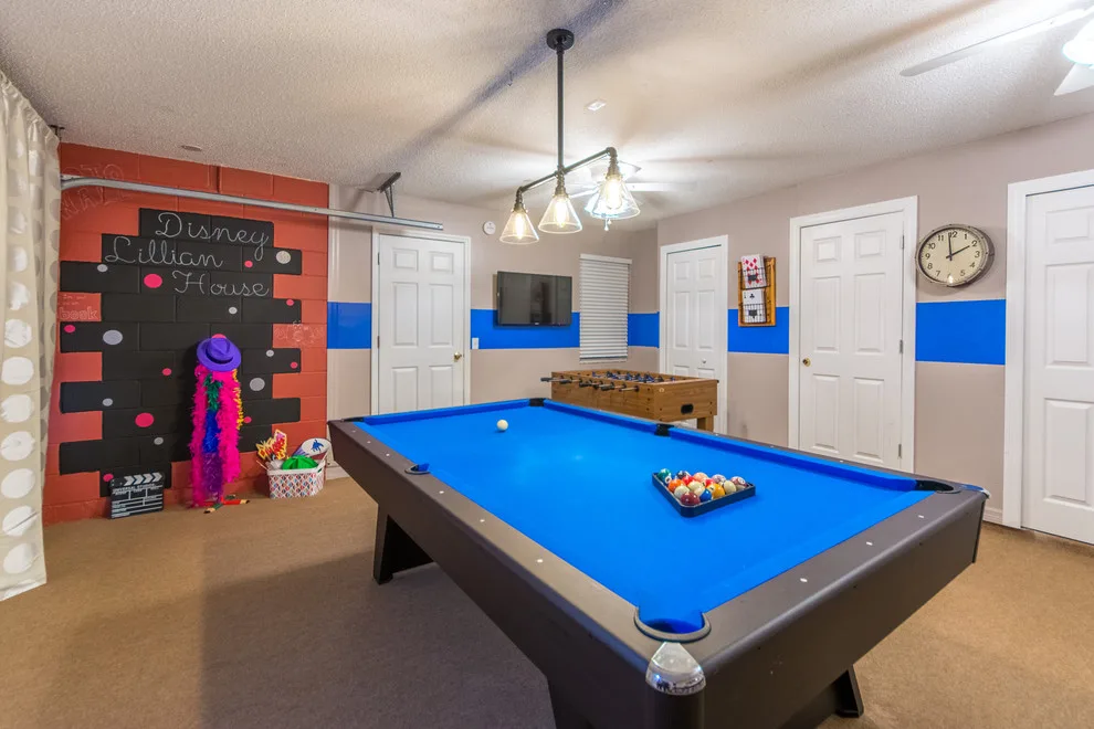 Condo Getaway Game Room Garage by Lenore King Luxury Interiors - Photo 3