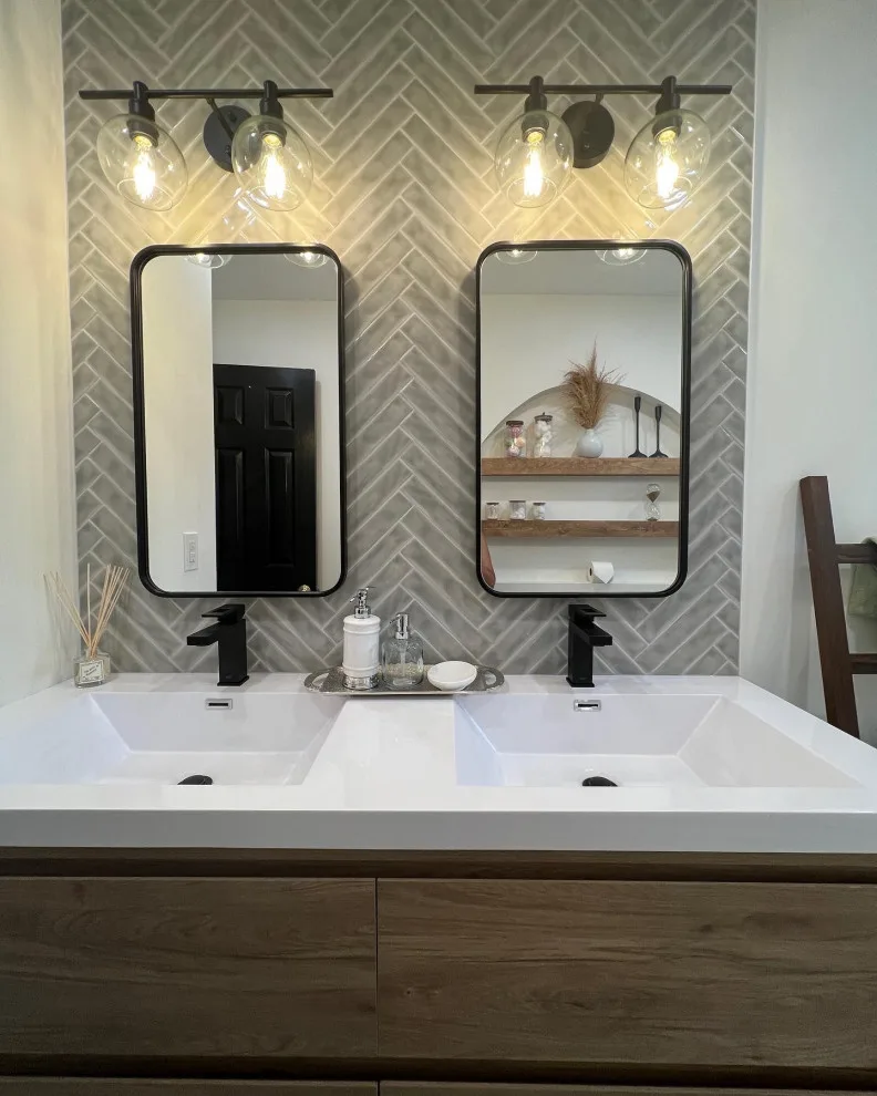 Valley Cottage Bathroom Renovation by Studio Katherine G - Photo 8
