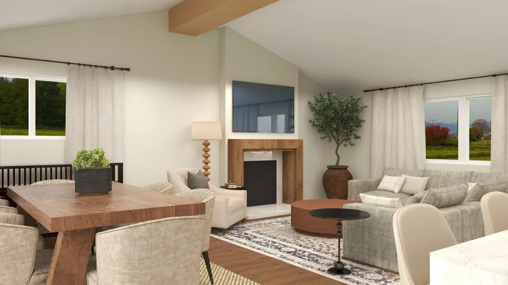 Elevated Ceilings - Living Room Transformation by AEIR Interiors - Photo 2
