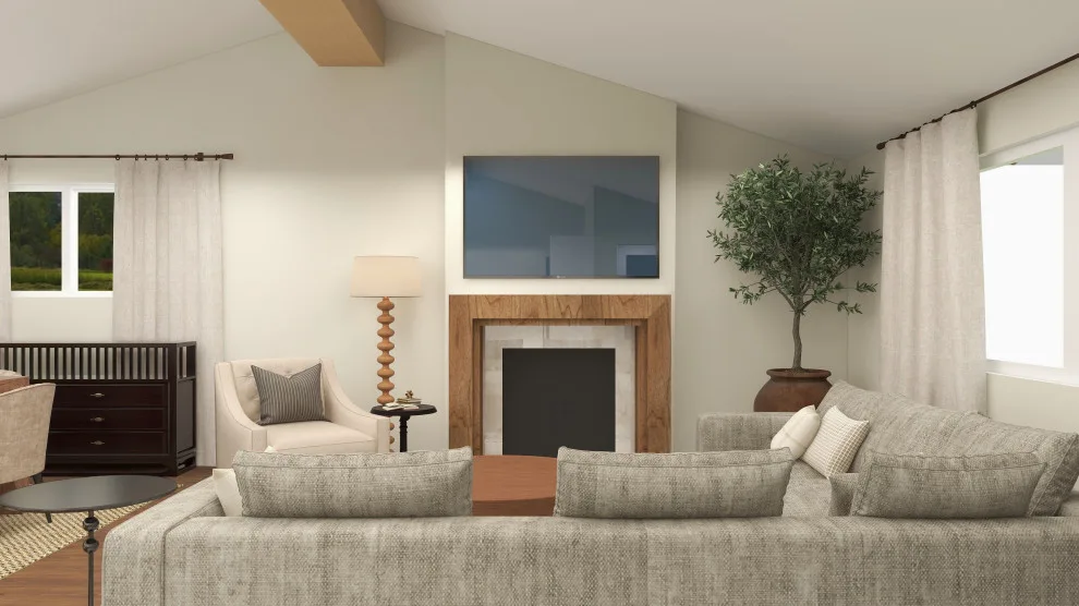 Elevated Ceilings - Living Room Transformation by AEIR Interiors - Photo 5
