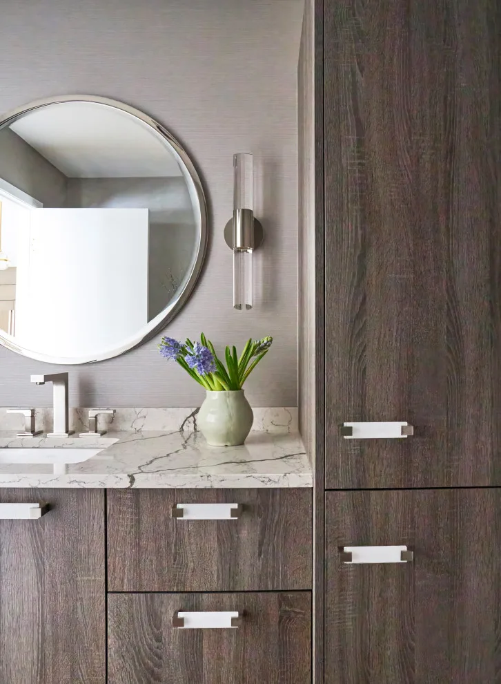 Cozy Atmospheric Bathroom by A. Klein Interior Design LLC - Photo 4