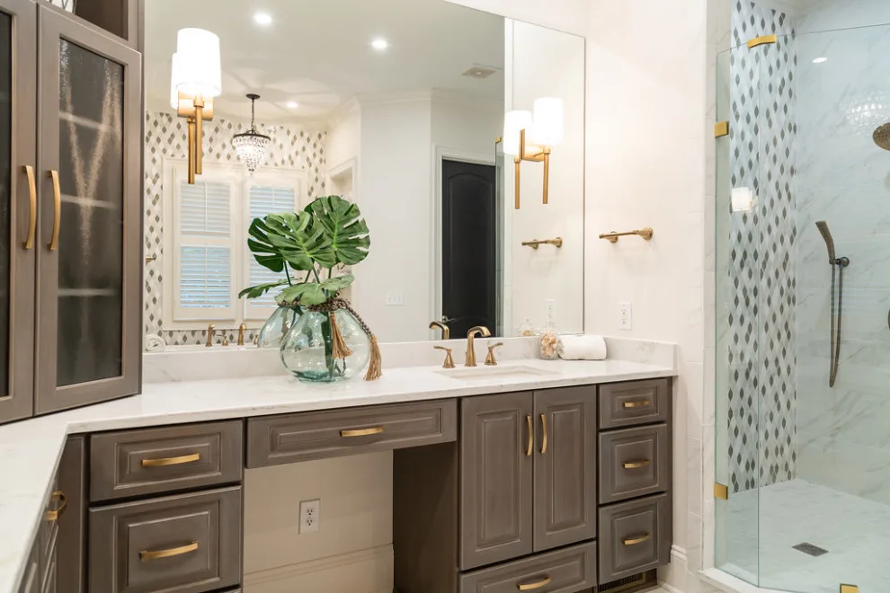 Cozy Toned Restroom by Michelle McKoy Designs - Photo 8