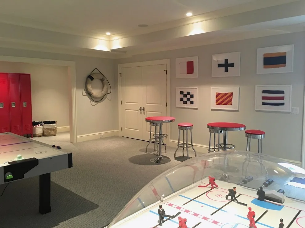 Westport Basement Renovation, Connecticut by Blue Ocean Design - Photo 5