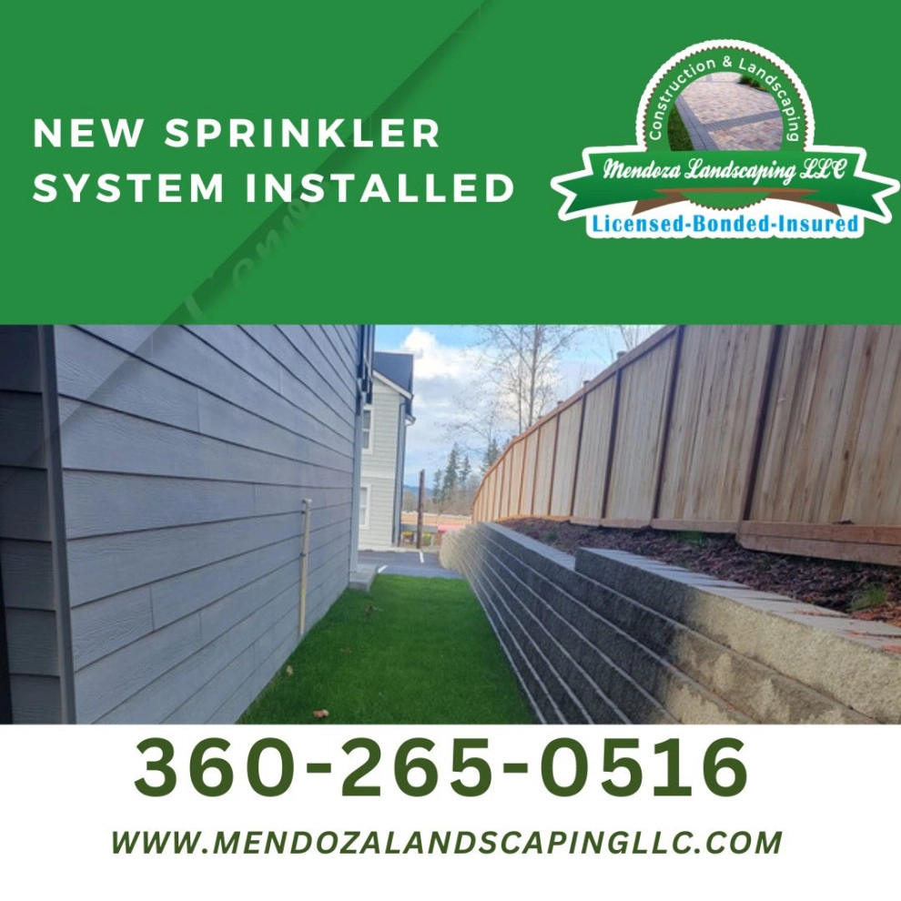 “Drain & Catch bases instead. Sprinkler system installed.2 by Mendoza Landscaping LLC - Photo 3