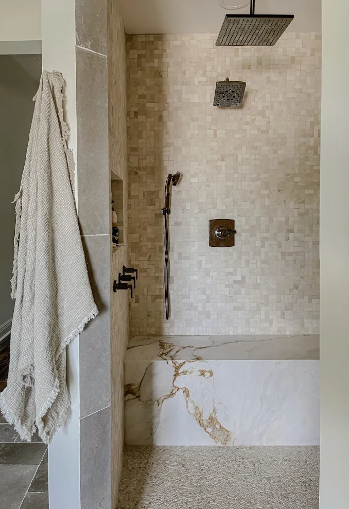 Tranquil Bathroom Renovation by South Trace Interiors - Photo 2