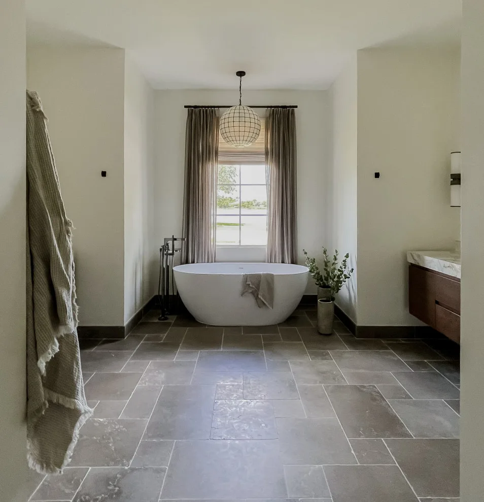 Tranquil Bathroom Renovation by South Trace Interiors - Photo 7