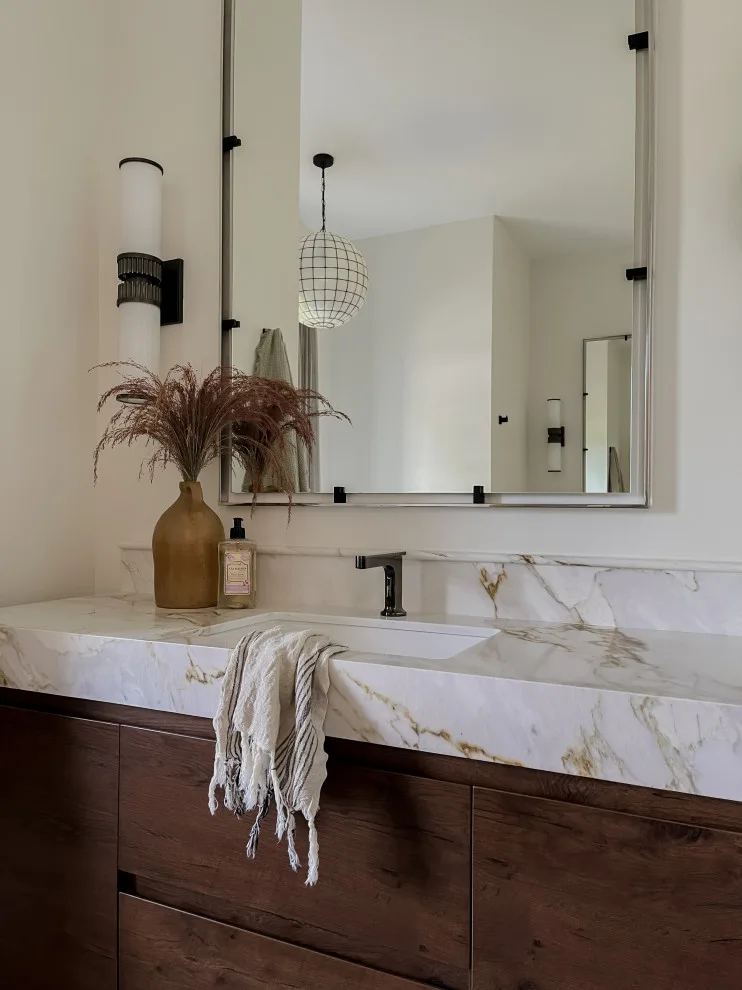 Tranquil Bathroom Renovation by South Trace Interiors - Photo 5