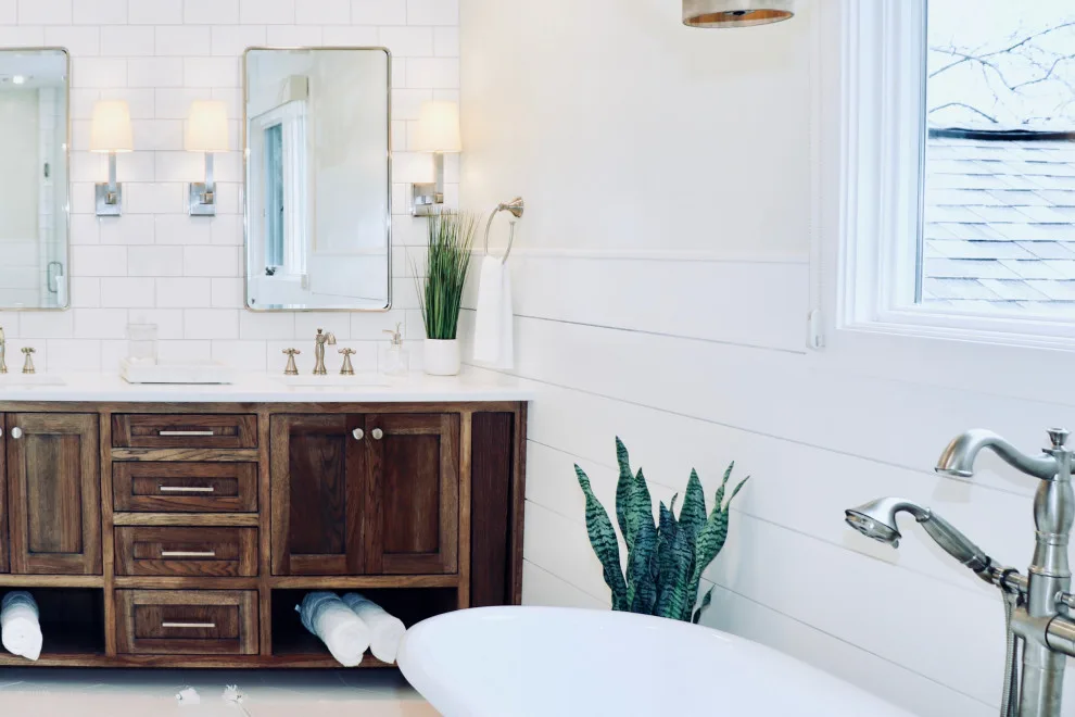 Tranquil Restroom by Catherine Marrano Interiors - Photo 2