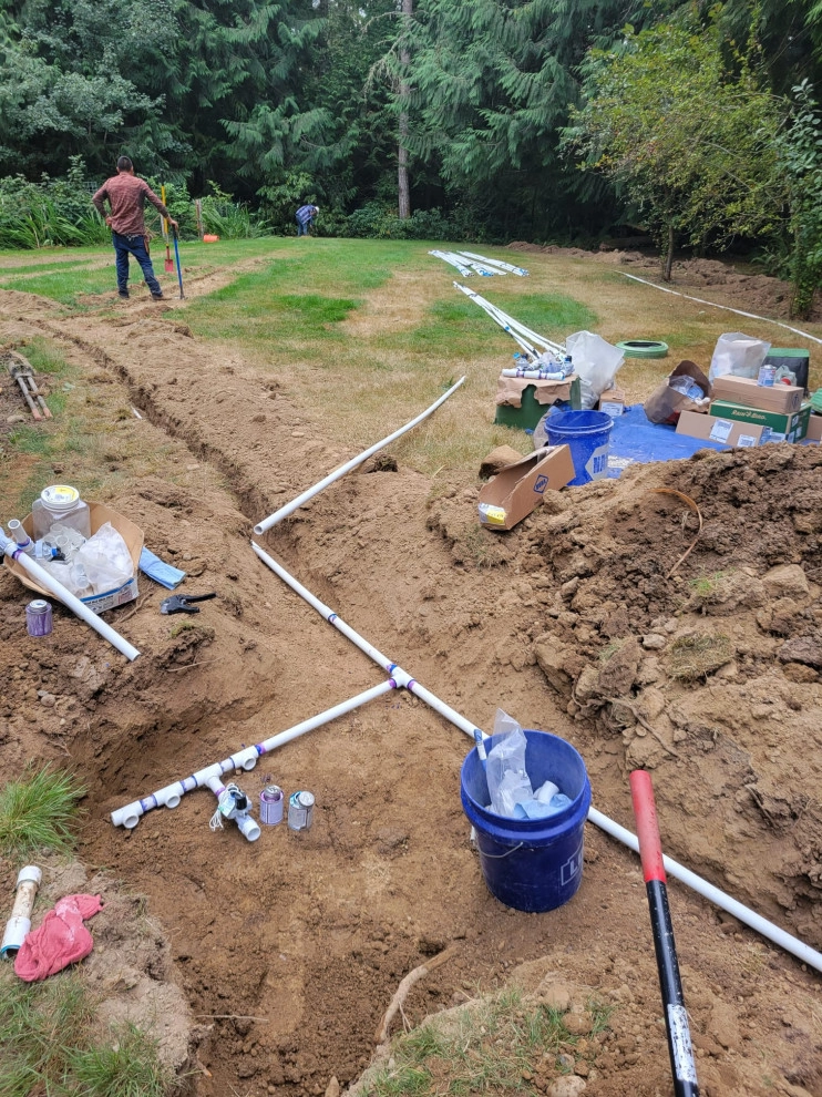 “Drain & Catch bases instead. Sprinkler system installed.2 by Mendoza Landscaping LLC - Photo 10