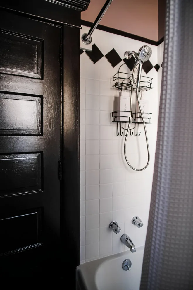 Retro Elegant Guest Bathroom by Rockledge Design + Architecture - Photo 15