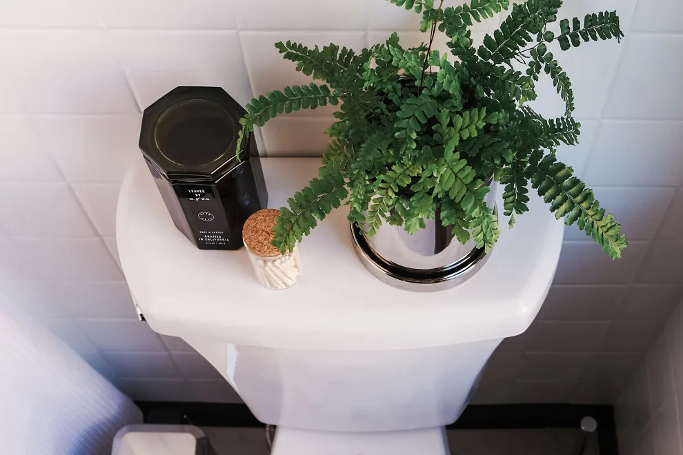 Retro Elegant Guest Bathroom by Rockledge Design + Architecture - Photo 16