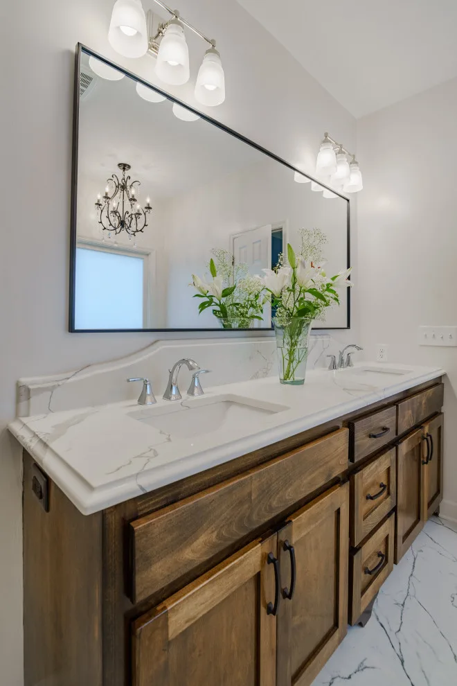 Classic Lakeside Kitchen and Bathroom Remodel by Phase One Design - Photo 6